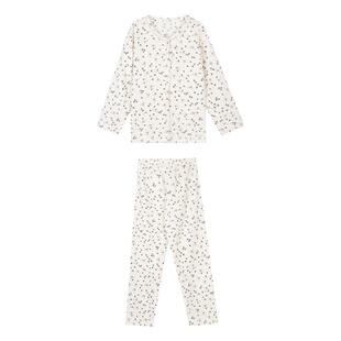 馨帮帮Homedress 碎花珊瑚绒睡衣冬季女款柔软亲肤保暖家居服套装