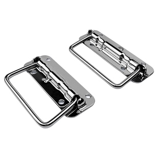 304不锈钢拉手大全 机箱折叠把手 工具铝箱弹簧拉手 锂电池盒提手