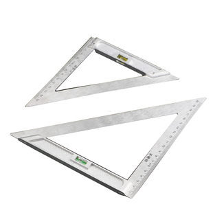 不锈钢角尺90度宽底加厚角尺铝合金三角尺木工直角尺45度角尺包邮