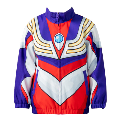 正版奥特曼童装男童秋装新款外套立领表演服cos服双面穿外套