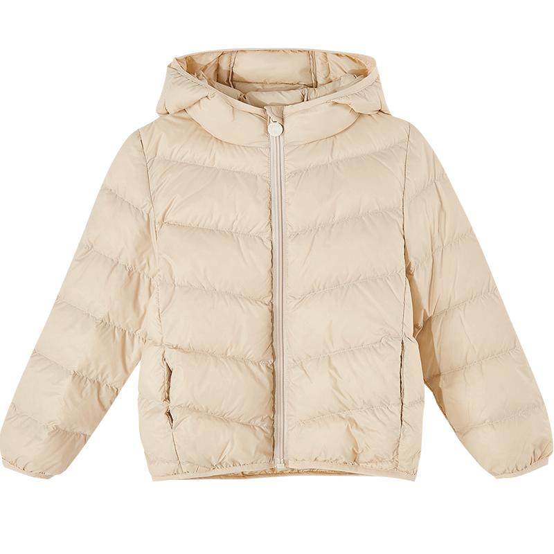 笛莎官方旗舰童装女童轻薄羽绒服2025冬季新款大女孩内胆儿童外套