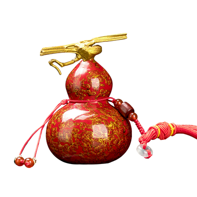 非遗大漆《鸿运满满》葫芦挂件