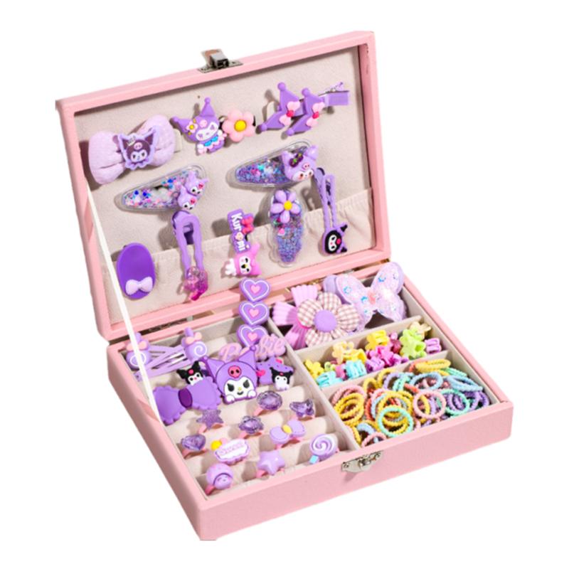 库洛紫女孩子玩具女童生日礼物儿童发饰套装礼盒4到6岁六一节礼物