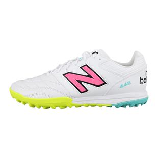 小李子NEW BALANCE442加宽鞋楦高端TF碎钉牛皮比赛足球鞋成人男款