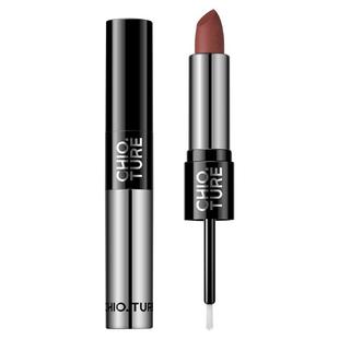 稚优泉双头口红雨衣镜面水光唇釉哑光唇泥女显白不易沾杯平价