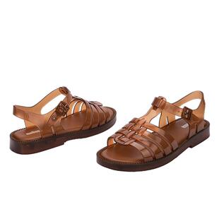 Melissa梅丽莎女时尚休闲外穿平底露趾罗马凉鞋35787