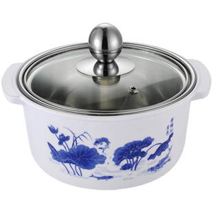 密胺防烫304不锈钢单人小火锅一人一锅电磁炉火锅锅具商用家用