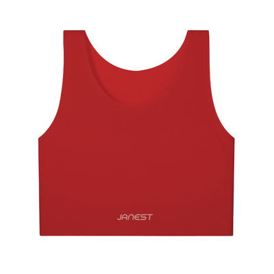 Janest/简态无痕束胸红色内衣女大胸显小2026本命年马年衣服冬季