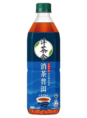 淳茶舍消茶500ml普洱茶饮料解渴解腻含膳食纤维无糖健身0糖无负担