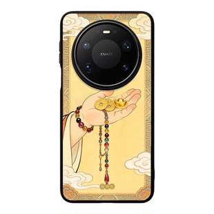 东来也适用于华为mate80promax/70Air/60pro+/pura80pro新款好看荣耀magic8pro/nova15pro磁吸手机壳金珠满掌