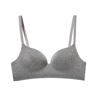 内衣女聚拢小胸显大无痕深v性感胸罩收副乳防下垂上托文胸套装冬