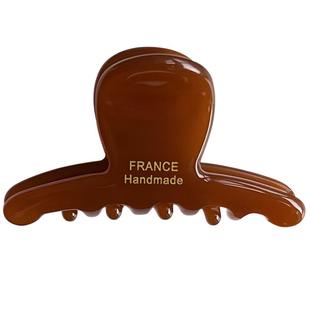 法式小号简约刘海夹韩国France彩色头发抓夹可爱糖果色鲨鱼夹顶夹