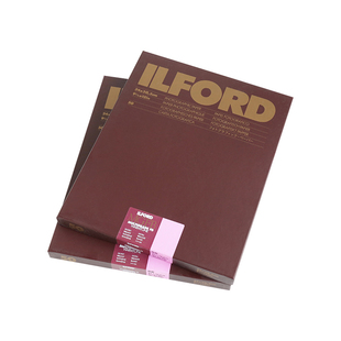 依尔福纸基纸 ILFORD纤维纸可变反差暖调 纸基相纸黑白暗房放大纸