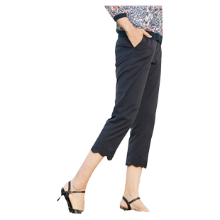 葵牌新款妈妈裤子夏季薄款直筒中老年人女裤洋气老太太奶奶七分裤