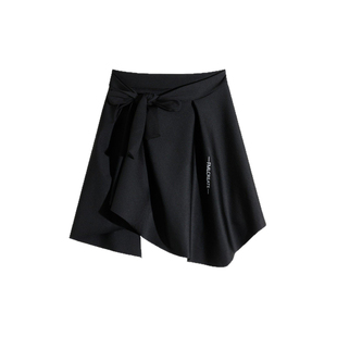 瑜伽裤遮挡裙防尴尬小裙子运动健身裤屁帘跑步围裙一片式遮臀裙罩