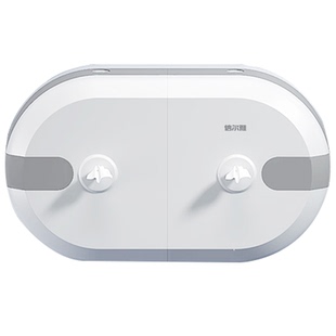 酒店商用壁挂式双卷中心抽大卷纸盒厕所大盘纸巾盒大卷纸架抽纸盒