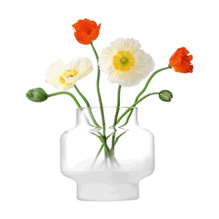 特价LSA MIST Vase 英国进口水晶迷雾玻璃花瓶 透明客厅 花器摆件