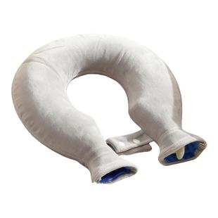 热水袋注水暖水袋U型护颈椎热敷专用暖宝宝防爆加厚挂脖围脖枕头