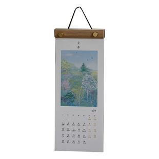 2026年挂历定制照片做成台历24节气历新中式伴手礼品创意挂墙日历
