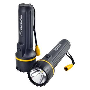 防水防爆家用应急手电筒1号干电池免充电节能高亮橡胶密封LED灯珠