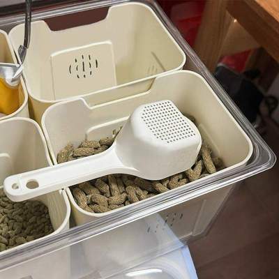 【食品级】猫粮储存桶狗粮兔子粮密封防潮罐五谷杂粮收纳盒大容量