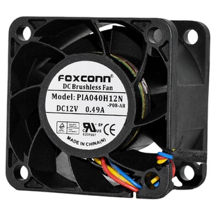 PIA040H12N富士康12V0.49A暴力4028服务器电源机箱PWM散热风扇4CM