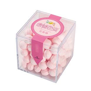 无糖薄荷糖接吻糖水果味玫瑰花香体糖果清凉口气清新约会吐息盒装