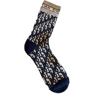 女士高端奢侈品袜子洋气欧韩羊毛羊绒加厚保暖D家漂亮好看的冬天