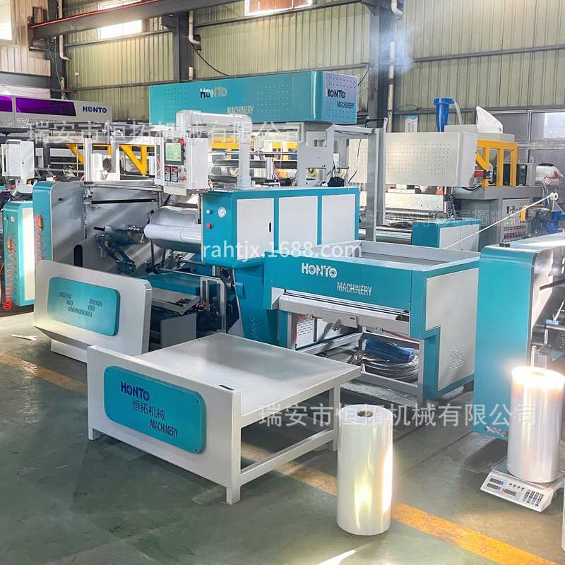 一米型拉伸缠绕膜机生产厂家浙江保鲜膜机械设备聚乙烯流延膜制造