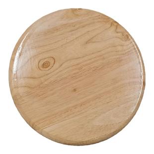 塑料八孔圆凳坐垫家用皮革坐垫透气时尚布艺垫软包垫实木座面29CM