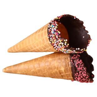 冰淇淋脆筒哈根达斯华夫筒巧克力脆皮蛋筒皇冠蛋托甜筒咖啡店夏季