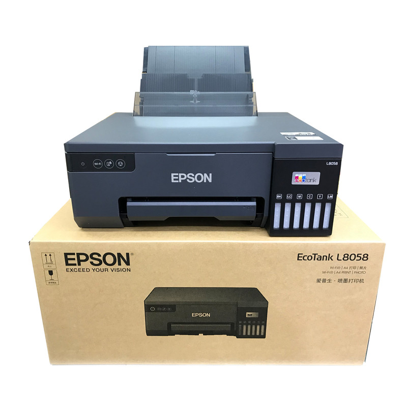 EPSON爱普生 L8058照片打印机无线6色墨仓连供照相馆摆摊即影即有