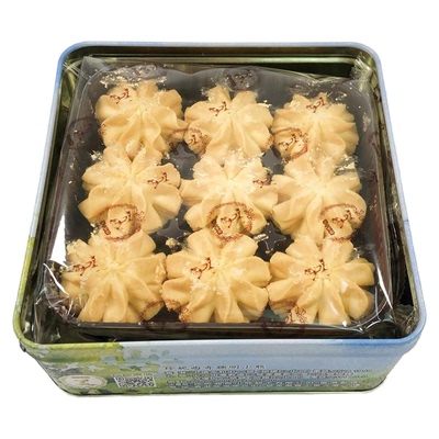 珍妮曲奇聪明小熊双花220g礼盒装