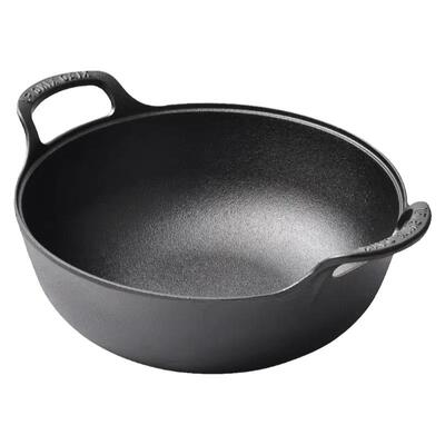 铸铁炖锅炒锅火锅油炸加厚无涂层