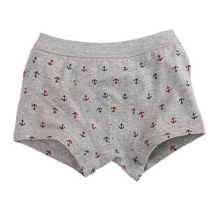 3条装100-150码男童内裤纯棉氨纶带弹性平角裤男宝四角裤儿童短裤