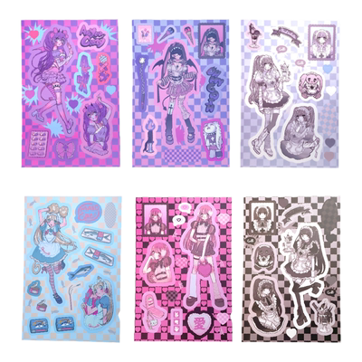 diy手机透明背卡材料咕卡手机壳