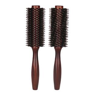 卷发梳子猪鬃毛圆筒滚梳内扣长直发吹头发造型卷梳家用发廊专业女