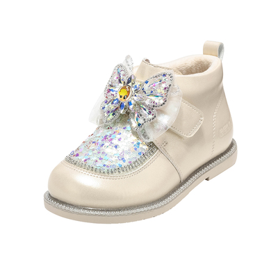 百丽童鞋小马宝莉联名女童棉鞋