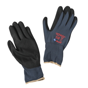 TOWA手套518丁腈橡胶涂层手套防滑耐磨劳保东兴搬运维修劳保防护