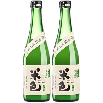 米色米酒350ml*2瓶6度孝感米酒低度酒酿甜酒官方旗舰店女士低度酒