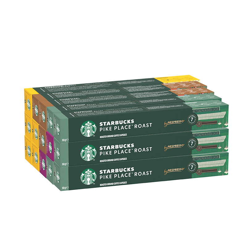 【618狂欢购】星巴克咖啡胶囊Nespresso胶囊咖啡150颗咖啡胶囊