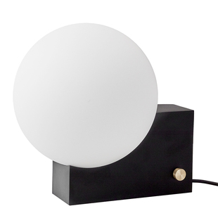 正品&tradition丹麦北欧SHY1简约月亮卧室桌面旋钮调光玻璃台灯