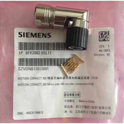 议价西门子V90伺服电机 增量式编码器电缆接头 6FX2003-0SL111 一