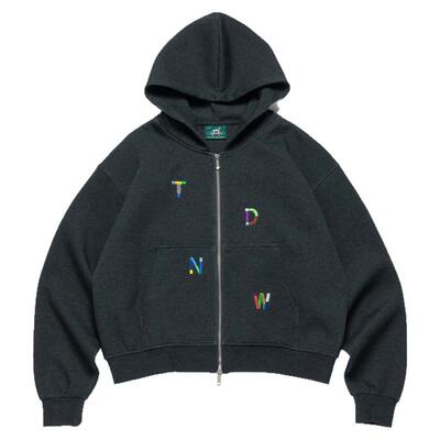 todaynowind空气棉拉链连帽卫衣