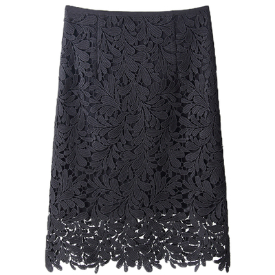 法式短裙蕾丝半身裙女镂空包臀裙