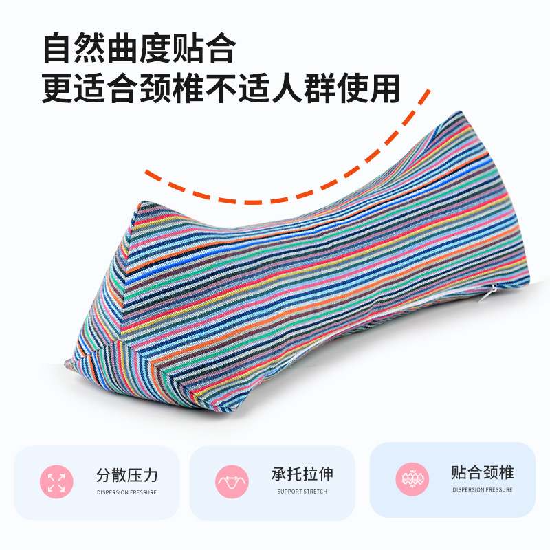 批发纯棉纯荞麦壳菱形护枕头枕荞麦腰靠枕家用成人枕颈椎午睡批发