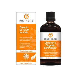 Kiwiherb新西兰儿童免疫力抵抗力紫锥菊滴剂VC(临期2027年1月)