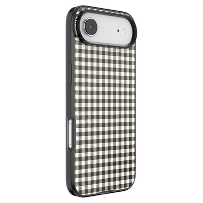 【黑夜浪漫·手机壳】PopSockets泡泡骚磁吸防摔手机壳苹果iPhone17/16ProMax/Pro黑白棋盘勃艮第红蕾丝雏菊