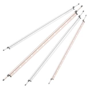 铝合金晾衣杆阳台顶装免打孔伸缩室内晾衣架单杆固定式延伸晒衣架