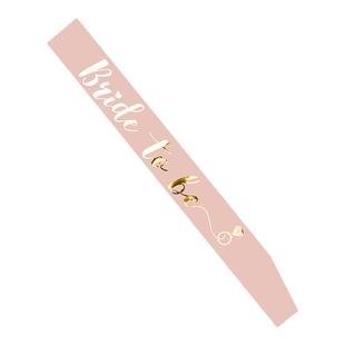 跨境热销 婚礼烫金字新娘肩带 bride to be肩带 单身派对礼仪带